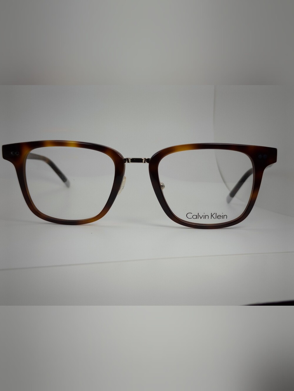 Calvin Klein. CK 6006.  Tortoise Square Optical Frames - Brown.